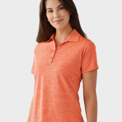 Women's Dakota Striated Heather Polo Thumbnail