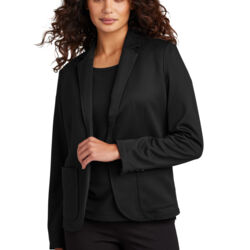 Women's Relaxed Knit Blazer Thumbnail