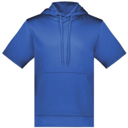 Unisex Fleece Short Sleeve Hooded Pullover Thumbnail