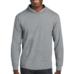 Classics Unisex Cotton Long Sleeve Hooded T Shirt Thumbnail