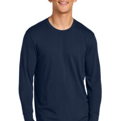 Unisex Long Sleeve Organic Cotton Tee Thumbnail