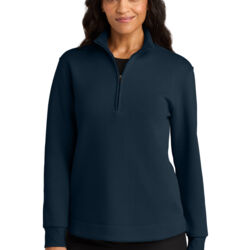 Women's Wearever Signature Double Pique 1/4 Zip Thumbnail