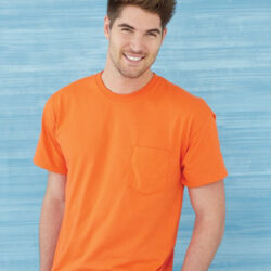 Unisex DryBlend® Pocket T-Shirt Thumbnail