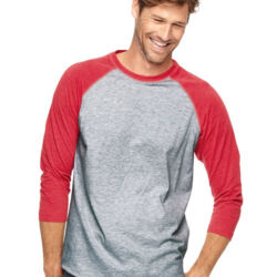 Unisex Baseball Fine Jersey Three-Quarter Sleeve Tee Thumbnail