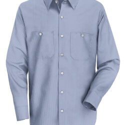 Men's Industrial Stripe Work Shirt Thumbnail