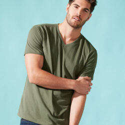 Unisex Sueded V-Neck Tee Thumbnail