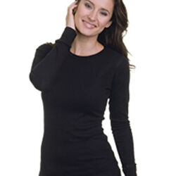 Women's USA-Made Thermal Long Sleeve T-Shirt Thumbnail