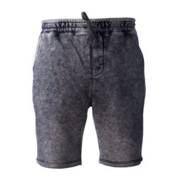 Unisex Mineral Wash Fleece Shorts Thumbnail