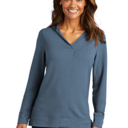 Ladies Microterry Pullover Hoodie Thumbnail