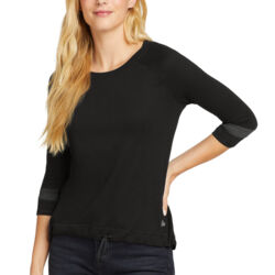 Ladies Tri Blend 3/4 Sleeve Tee Thumbnail