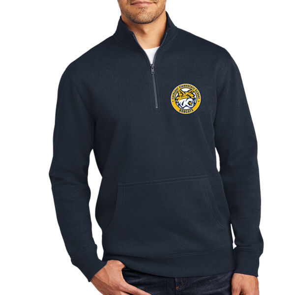 Bobcats - Youth Core Fleece 1/4 Zip Pullover Sweatshirt Thumbnail