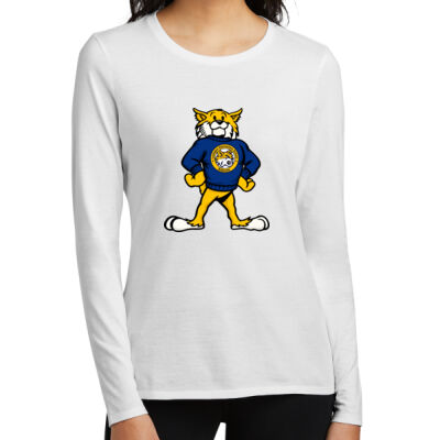 Bobcats - Women's Perfect Blend ® CVC Long Sleeve Tee Thumbnail