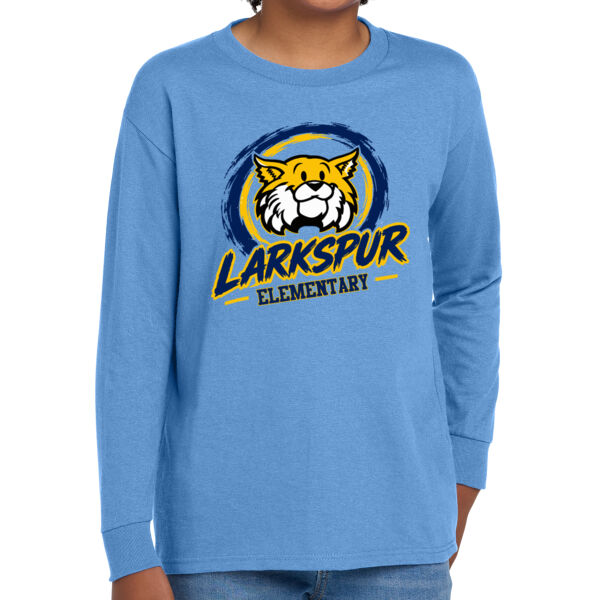Bobcats - Youth Heavy Cotton 100% Cotton Long Sleeve T Shirt Thumbnail