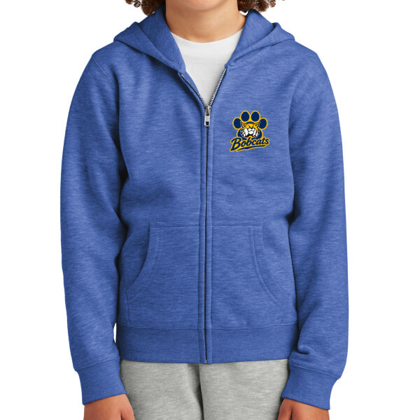 Bobcats - Youth V.I.T. Fleece Full Zip Hoodie Thumbnail