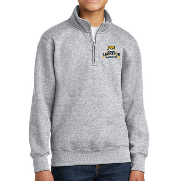 Bobcats - Youth Core Fleece 1/4 Zip Pullover Sweatshirt Thumbnail