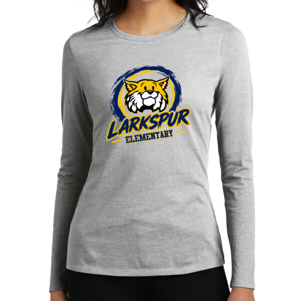Bobcats - Women's Perfect Blend ® CVC Long Sleeve Tee Thumbnail