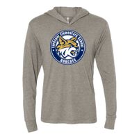 Unisex Triblend Hooded Long Sleeve Pullover Tee Thumbnail