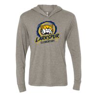 Unisex Triblend Hooded Long Sleeve Pullover Tee Thumbnail
